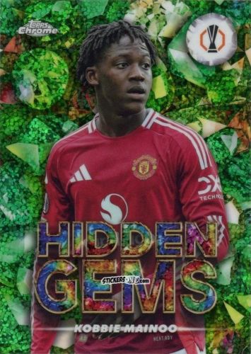 Sticker Kobbie Mainoo - Chrome Uefa Club Competitions 2024-2025 n. HG-2 - Topps