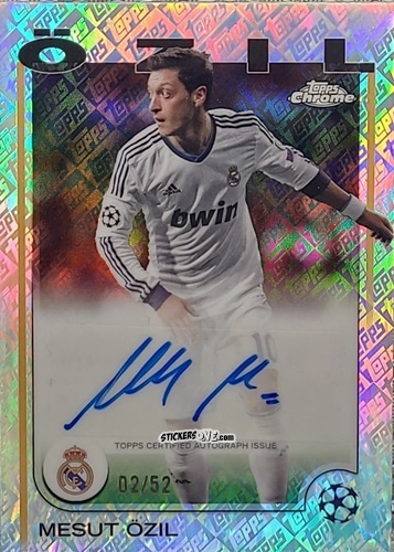 Sticker Mesut Ozil - Chrome Uefa Club Competitions 2024-2025 n. CA-OZ - Topps
