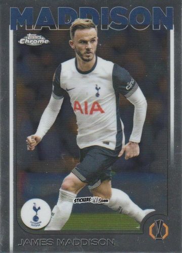 Sticker James Maddison - Chrome Uefa Club Competitions 2024-2025 n. 45 - Topps