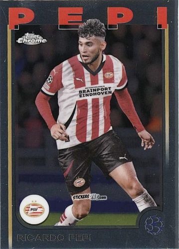 Figurina Ricardo Pepi - Chrome Uefa Club Competitions 2024-2025 n. 63 - Topps