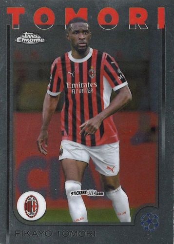 Cromo Fikayo Tomori - Chrome Uefa Club Competitions 2024-2025 n. 70 - Topps