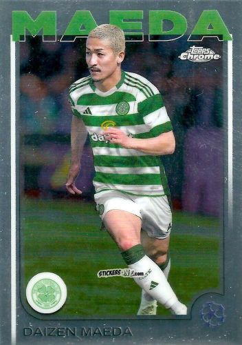 Figurina Daizen Maeda - Chrome Uefa Club Competitions 2024-2025 n. 130 - Topps
