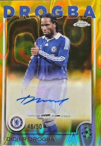 Cromo Didier Drogba - Chrome Uefa Club Competitions 2024-2025 n. CA-DD - Topps