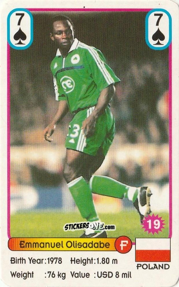 Sticker Emmanuel Olisadebe - Football Stars New Season Blue Back
 n. 19 - Akas Akbalik
