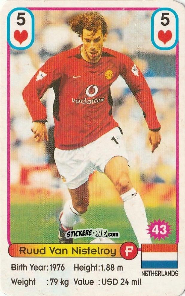 Cromo Ruud van Nistelrooy - Football Stars New Season Blue Back
 n. 43 - Akas Akbalik
