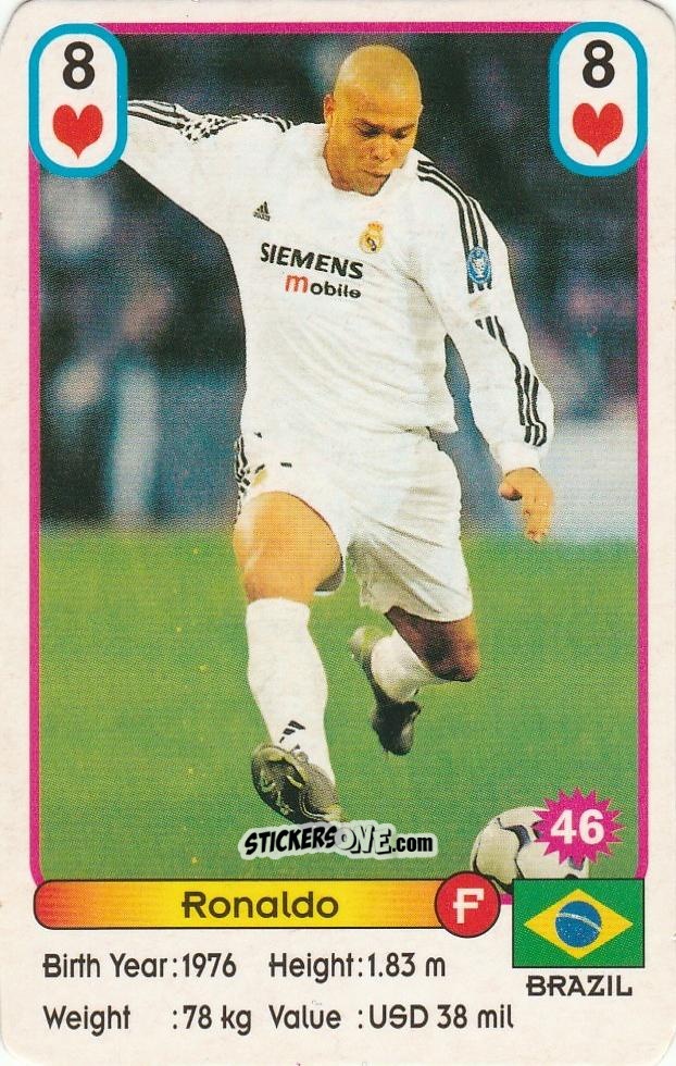 Figurina Ronaldo Luis Nazario - Football Stars New Season Blue Back
 n. 46 - Akas Akbalik
