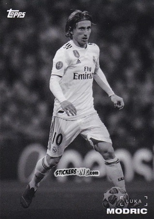 Cromo Luka Modric - On-Demand UEFA Champions League Black and White 2019
 n. 8 - Topps