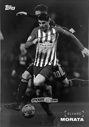 Figurina Alvaro Morata - On-Demand UEFA Champions League Black and White 2019
 n. 14 - Topps