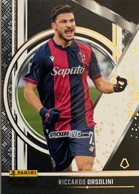 Cromo Riccardo Orsolini - Serie A Player of The Match 2024-2025
 n. 14 - Panini