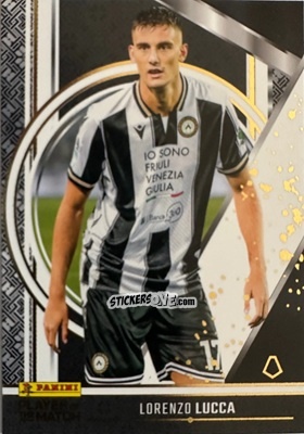 Sticker Lorenzo Lucca - Serie A Player of The Match 2024-2025
 n. 96 - Panini
