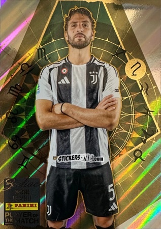 Cromo Manuel Locatelli - Serie A Player of The Match 2024-2025
 n. 121 - Panini