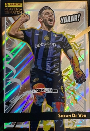 Figurina Stefan De Vrij - Serie A Player of The Match 2024-2025
 n. 143 - Panini
