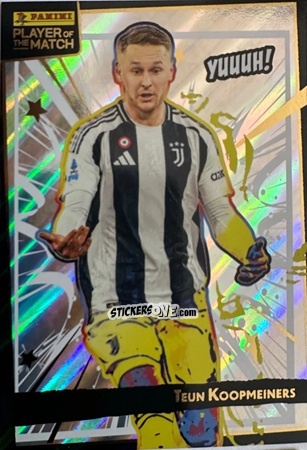 Figurina Teun Koopmeiners - Serie A Player of The Match 2024-2025
 n. 147 - Panini