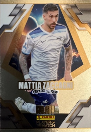 Sticker Mattia Zaccagni - Serie A Player of The Match 2024-2025
 n. 186 - Panini