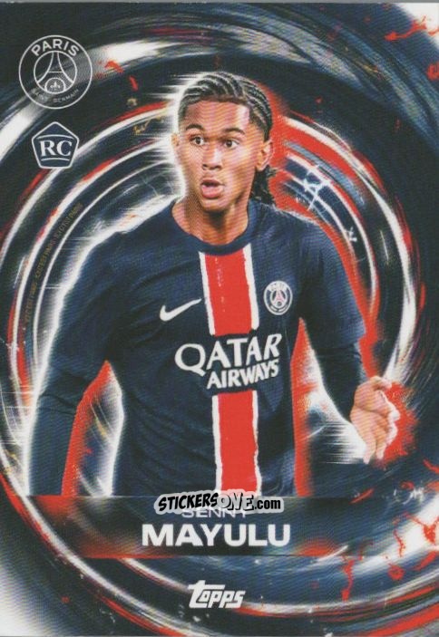 Figurina Senny Mayulu - Paris Saint-Germain 2024-2025 Team Set
 n. 45 - Topps