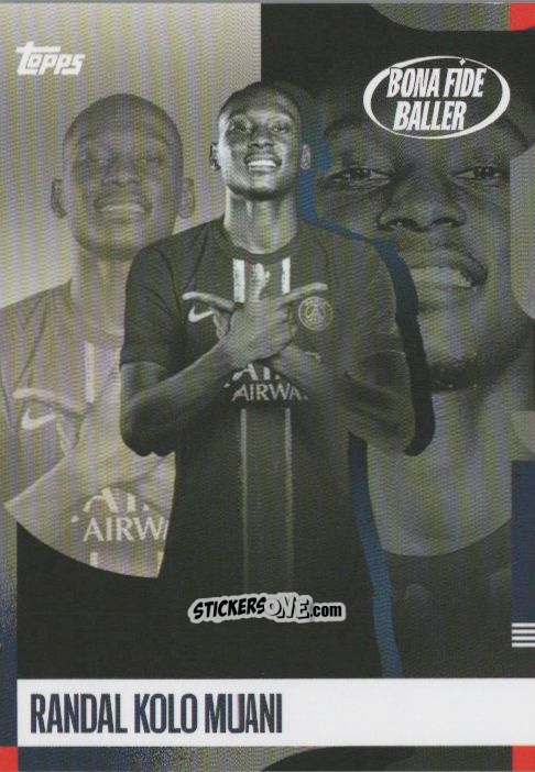 Sticker Randal Kolo Muani - Paris Saint-Germain 2024-2025 Team Set
 n. 50 - Topps