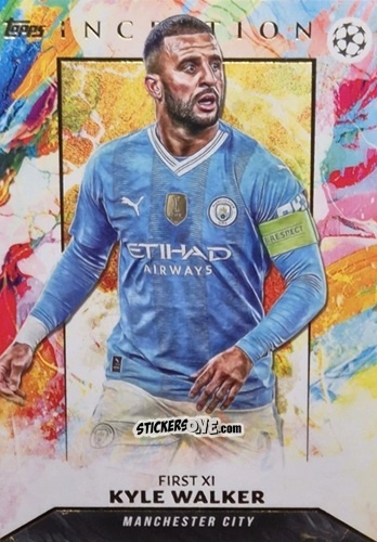 Sticker Kyle Walker - Inception Uefa Club Competitions 2023-2024 n. 2 - Topps