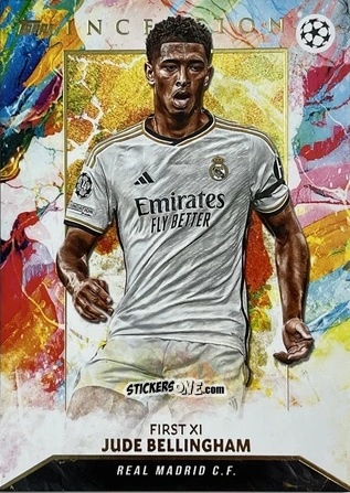 Cromo Jude Bellingham - Inception Uefa Club Competitions 2023-2024 n. 5 - Topps