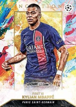 Sticker Kylian Mbappe - Inception Uefa Club Competitions 2023-2024 n. 10 - Topps
