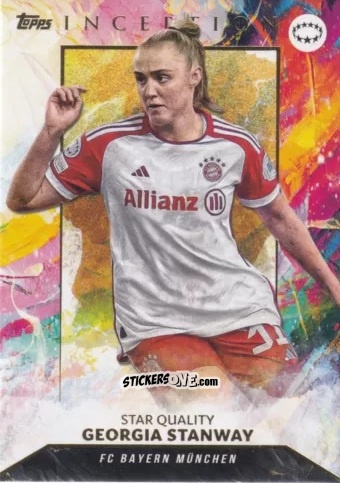 Cromo Georgia Stanway - Inception Uefa Club Competitions 2023-2024 n. 45 - Topps