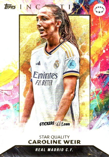 Sticker Caroline Weir - Inception Uefa Club Competitions 2023-2024 n. 64 - Topps