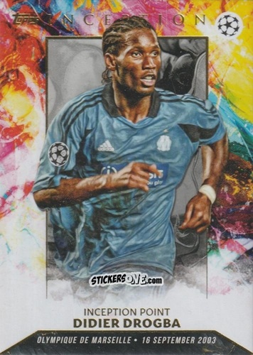 Cromo Didier Drogba - Inception Uefa Club Competitions 2023-2024 n. 99 - Topps