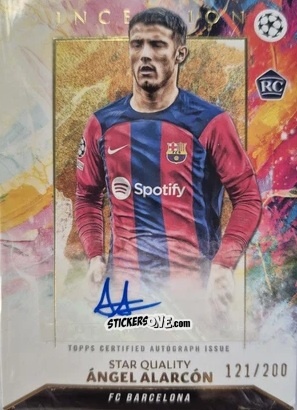 Cromo Ángel Alarcón - Inception Uefa Club Competitions 2023-2024 n. AU28 - Topps