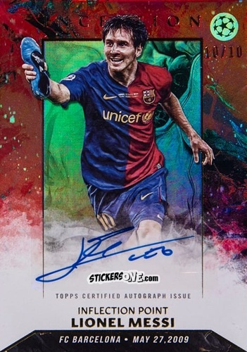 Cromo Lionel Messi - Inception Uefa Club Competitions 2023-2024 n. IPA10 - Topps