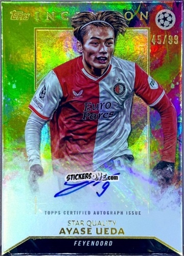 Cromo Ayase Ueda - Inception Uefa Club Competitions 2023-2024 n. SPA3 - Topps