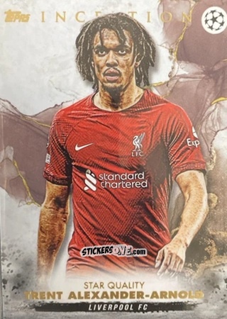Figurina Trent Alexander-Arnold - Inception Uefa Club Competitions 2023-2024 n. 62 - Topps