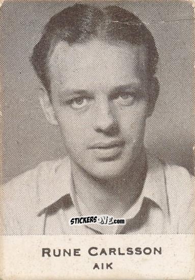 Figurina Rune Carlsson - Allsvenskan 1950-1951 n. 1 - Alifabolaget
