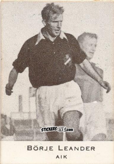 Figurina Börje Leander - Allsvenskan 1950-1951 n. 4 - Alifabolaget
