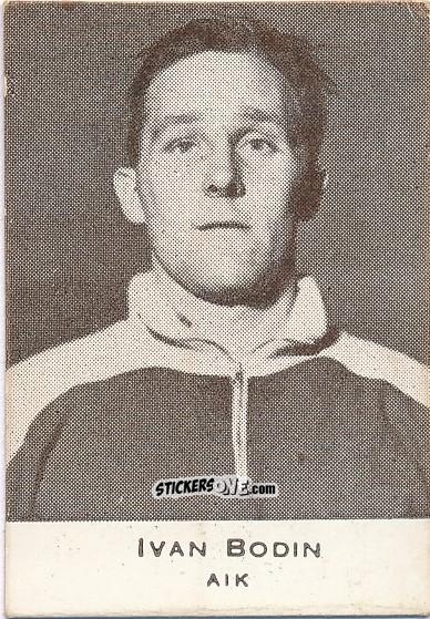 Figurina Ivan Bodin - Allsvenskan 1950-1951 n. 5 - Alifabolaget

