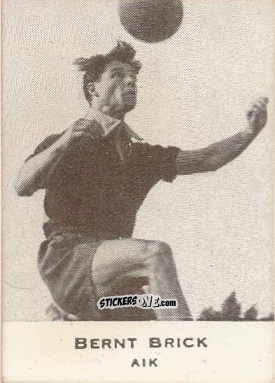 Figurina Bernt Brick - Allsvenskan 1950-1951 n. 7 - Alifabolaget
