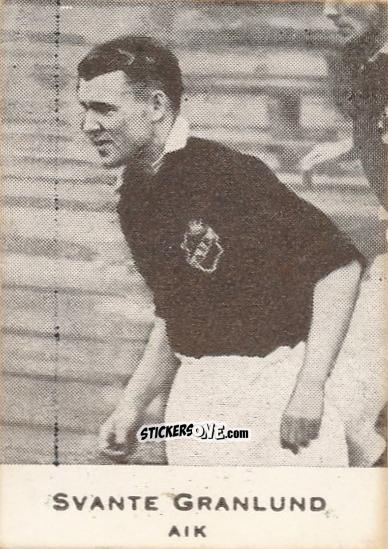 Figurina Svante Granlund - Allsvenskan 1950-1951 n. 8 - Alifabolaget
