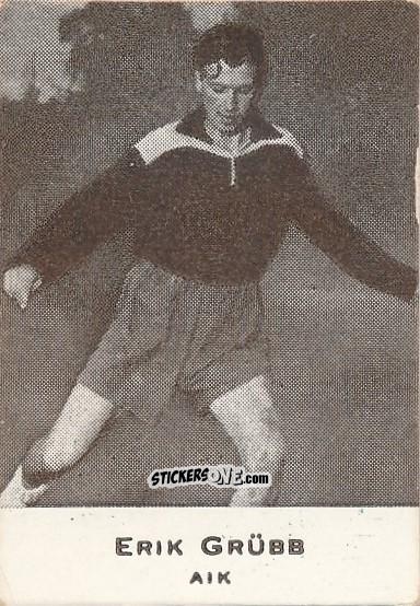Figurina Erik Grubb - Allsvenskan 1950-1951 n. 11 - Alifabolaget
