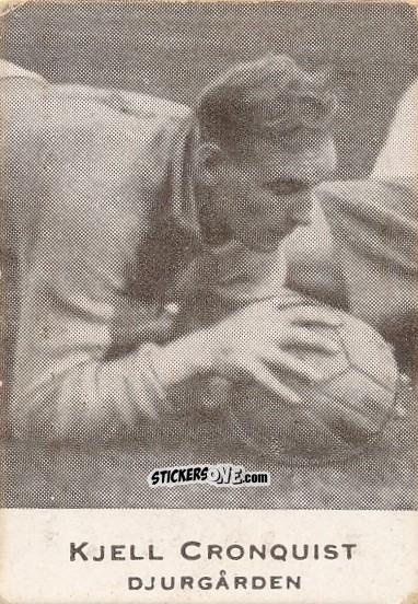 Figurina Kjell Cronqvist - Allsvenskan 1950-1951 n. 14 - Alifabolaget
