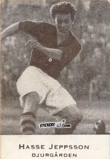 Figurina Hasse Jeppsson - Allsvenskan 1950-1951 n. 17 - Alifabolaget
