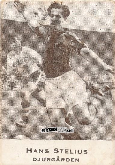 Figurina Hans Stelius - Allsvenskan 1950-1951 n. 21 - Alifabolaget
