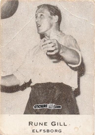 Figurina Rune Gill - Allsvenskan 1950-1951 n. 22 - Alifabolaget
