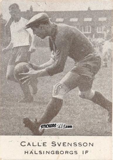 Figurina Calle Svensson - Allsvenskan 1950-1951 n. 37 - Alifabolaget
