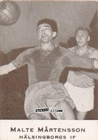 Figurina Malte Mårtensson - Allsvenskan 1950-1951 n. 39 - Alifabolaget
