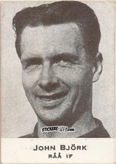 Figurina John Björk - Allsvenskan 1950-1951 n. 40 - Alifabolaget
