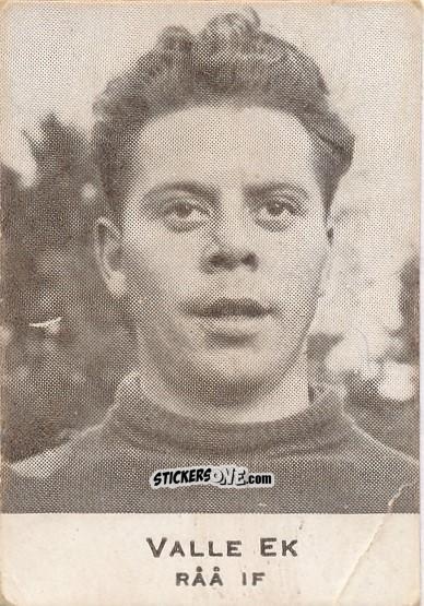Figurina Valle Ek - Allsvenskan 1950-1951 n. 42 - Alifabolaget

