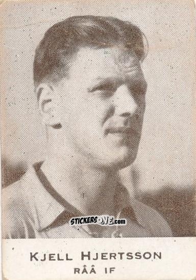 Figurina Kjell Hjertsson - Allsvenskan 1950-1951 n. 48 - Alifabolaget
