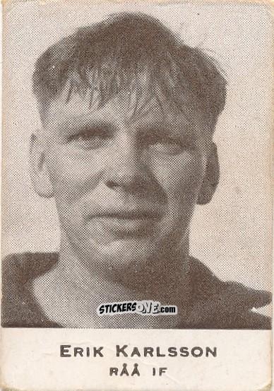 Figurina Erik Karlsson - Allsvenskan 1950-1951 n. 50 - Alifabolaget
