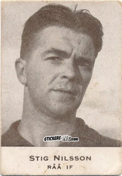 Figurina Stig Nilsson - Allsvenskan 1950-1951 n. 52 - Alifabolaget
