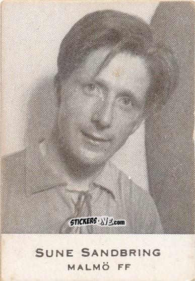 Figurina Sune Sandbring - Allsvenskan 1950-1951 n. 55 - Alifabolaget
