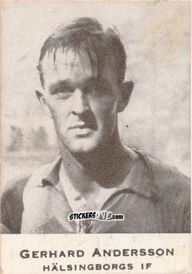 Figurina Gerhard Andersson - Allsvenskan 1950-1951 n. 59 - Alifabolaget
