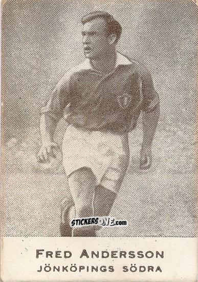 Figurina Fred Andersson - Allsvenskan 1950-1951 n. 60 - Alifabolaget
